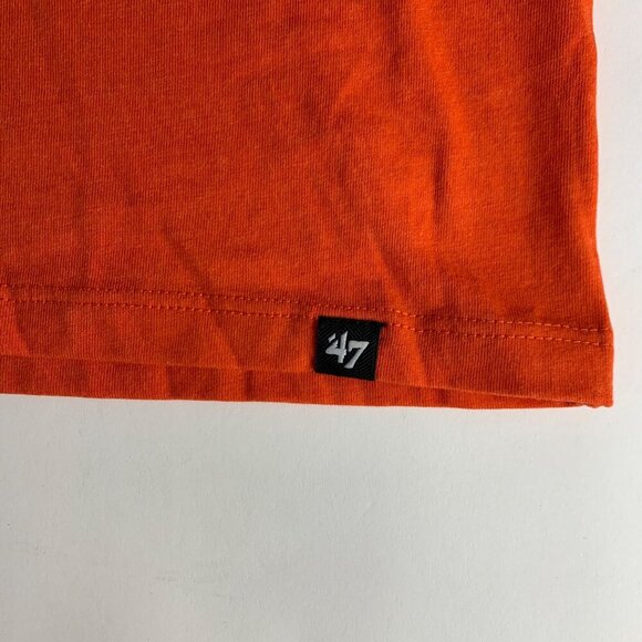 Devin Booker Phoenix Suns NBA Orange 47 Brand Short Sleeve Shirt Mens 2XL XXL - Picture 3 of 6